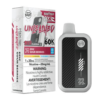 Flavour Beast Unleashed Beast Mode Max 3 60K - Epic Sour Berries Iced