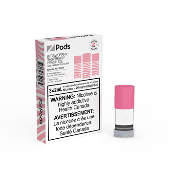Z PODS (STLTH) Z Pods - Strawberry Raspberry Peach Ice