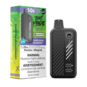 Flavour Beast Mode Max 2 50K Disposable - Super Sour Blueberry