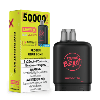 Level X Flavour Beast G2 Ultra 50K Pods Level X Flavour Beast G2 Ultra 50k - Frozen Fruit Bomb Iced