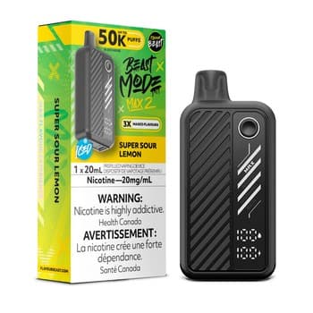 Flavour Beast Mode Max 2 50K Disposable - Super Sour Lemon