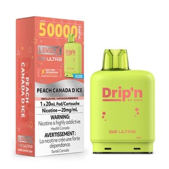Level X Drip'n G2 Ultra 50k - Peach Canada D Ice