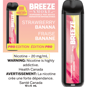 Breeze Pro 2000 BREEZE SMOKE PRO - Strawberry Banana