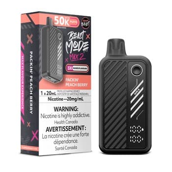 Flavour Beast Mode Max 2 50K Disposable - Packin' Peach Berry