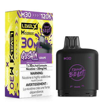 Level X Flavour Beast Gushin' Series M30 120K Pod - Grape