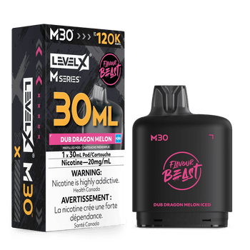 Level X Flavour Beast M30 120K Pod - Dub Dragon Melon Iced