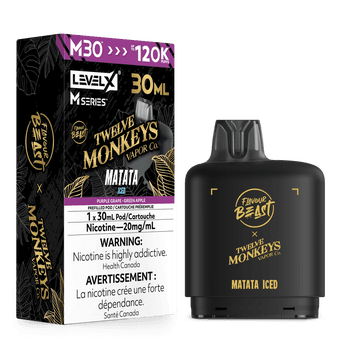 Level X Flavour Beast Twelve Monkeys M30 120K Pod - Matata Iced
