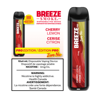 Breeze Pro Zero Nic Breeze Pro Zero Nic - Cherry Lemon