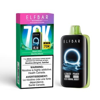 Elf Bar MoonNight 70K Elf Bar MoonNight 70k - Miami Mint