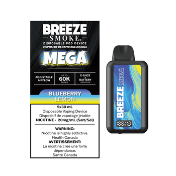 Breeze Mega 60K - Blueberry Lemon