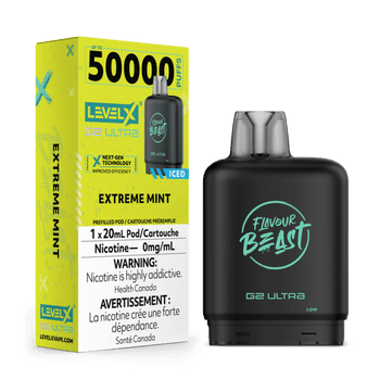 Level X Flavour Beast G2 Ultra 50K Pod - Extreme Mint Iced (0mg)