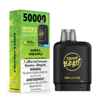Level X Flavour Beast G2 Ultra 50K Pod - Super Sour Pineapple Iced