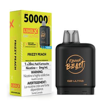 Level X Flavour Beast G2 Ultra 50K Pod - Frizzy Peach Iced (0mg)