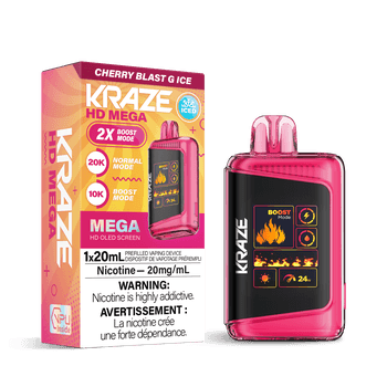 Kraze HD Mega - Cherry Blast G ice