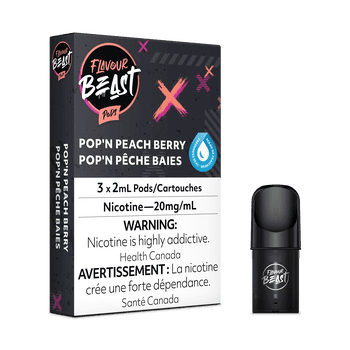 Flavour Beast - Packin' Peach Berry (Pop'n Peach Berry) (3 Pack)