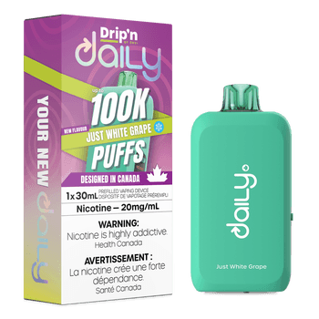Drip'n by Envi Daily 100K - Just White Grape Ice
