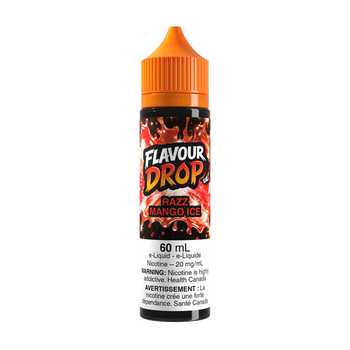 Flavour Drop - Razz Mango Ice 60ml Salt - 20mg