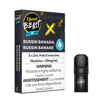Flavour Beast Pods - Bussin' Banana Iced (3 Pack)