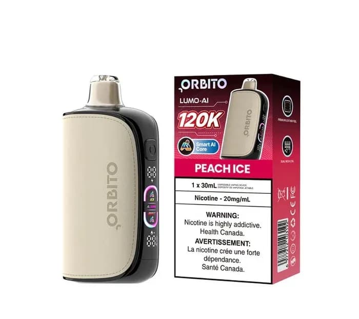 Orbito Lumo AI 120K 20mg - Peach Ice