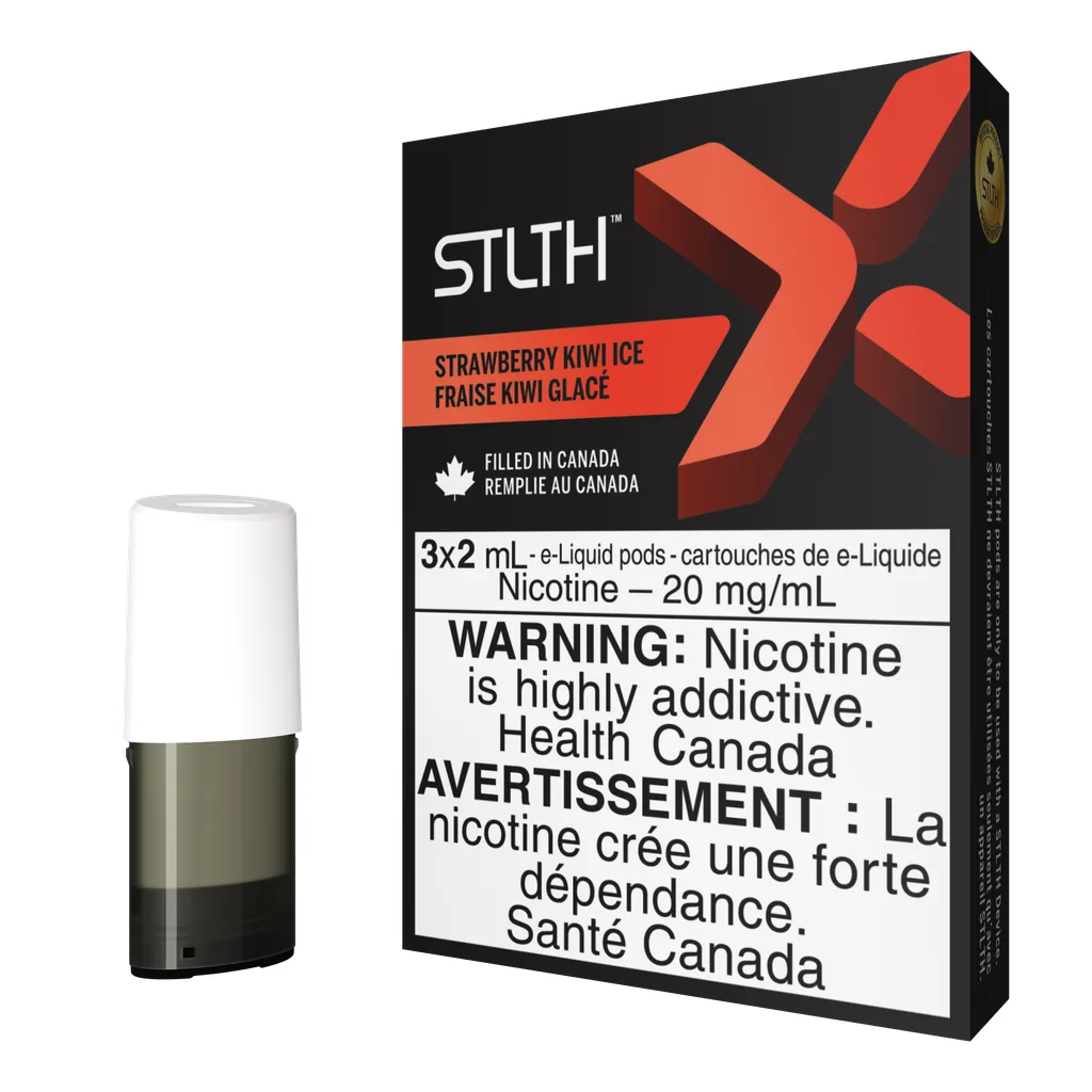 STLTH X Pods - Strawberry Kiwi Ice (Paquet de 3)