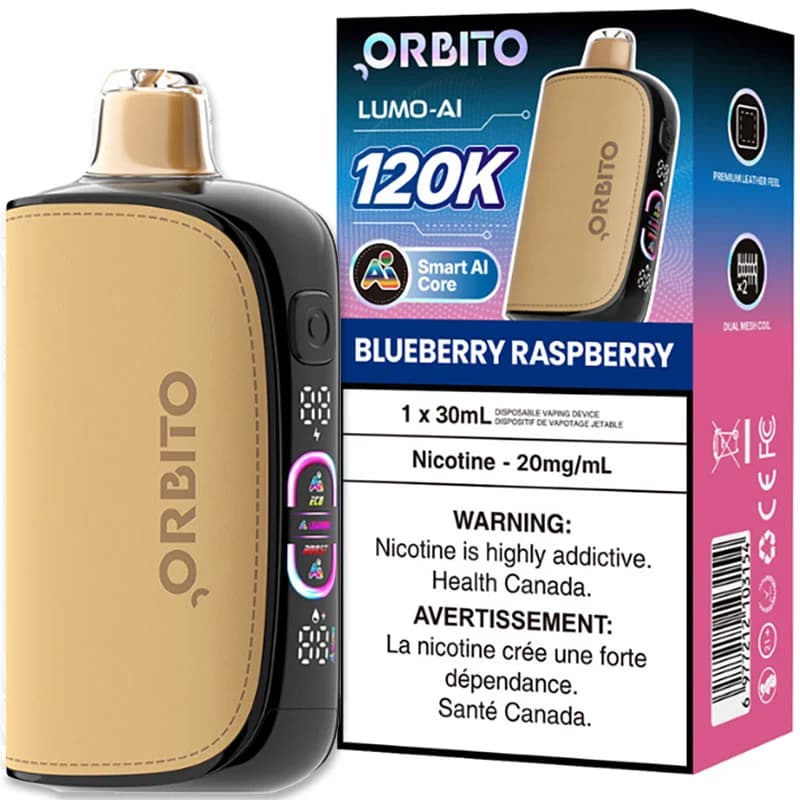 Orbito Lumo AI 120K 20mg - Blueberry Raspberry