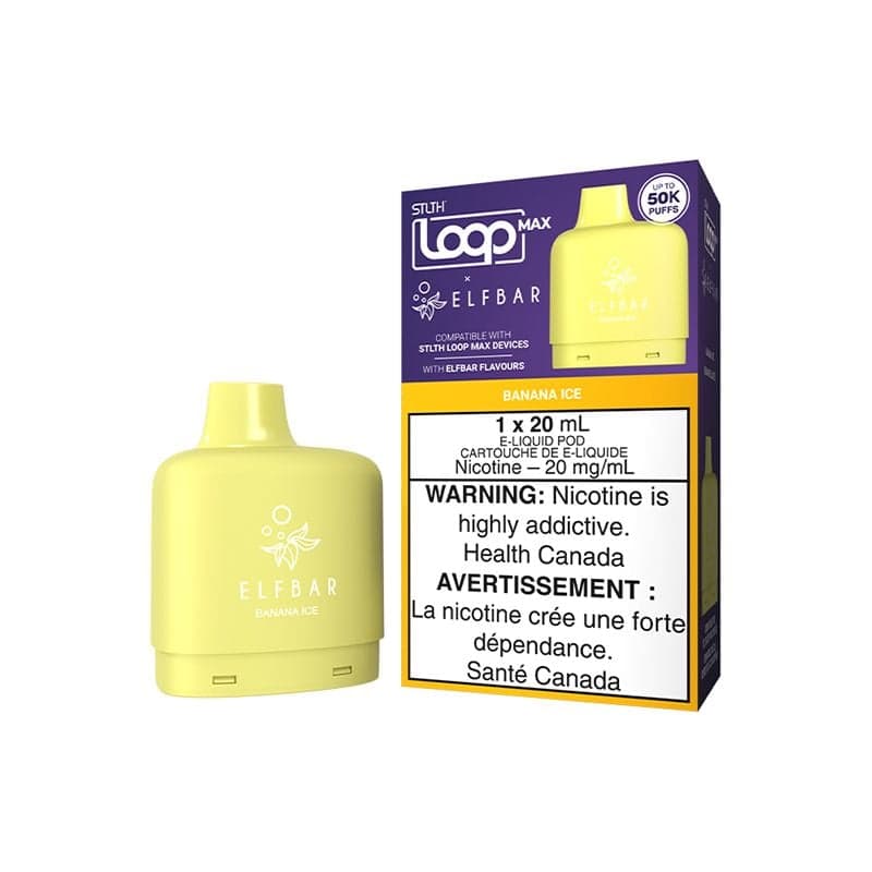 STLTH Loop Max X Elf Bar 50K Pod STLTH Loop Max X Elf Bar 50K Pod - Banana Ice