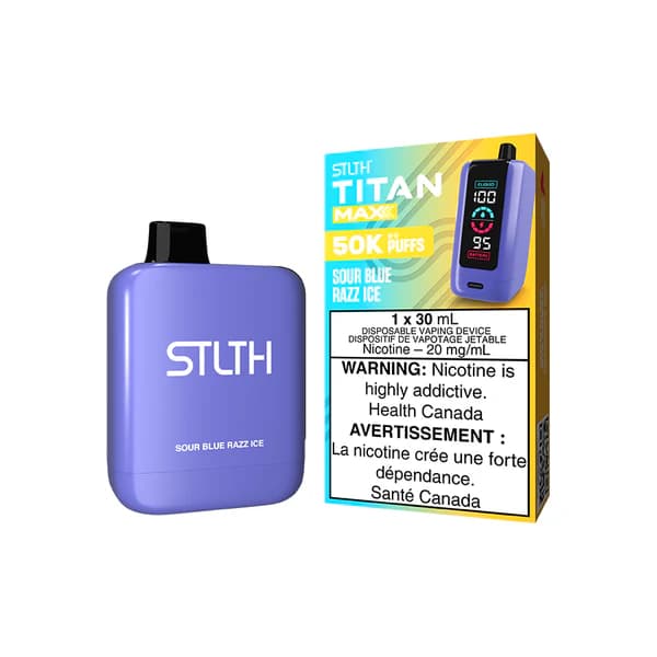 STLTH Titan Max 50K STLTH TITAN Max 50k- Sour Blue Razz Ice