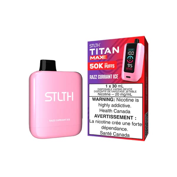 STLTH Titan Max 50K STLTH TITAN MAX 50k - Razz Currant Ice