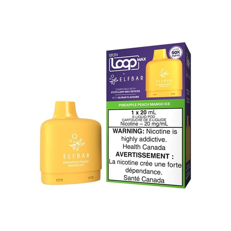 STLTH Loop Max X Elf Bar 50K Pod STLTH Loop Max X Elf Bar 50K Pod - Pineapple Peach Mango Ice