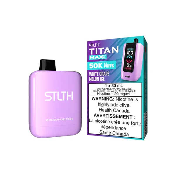 STLTH Titan Max 50K STLTH TITAN MAX 50k - White Grape Melon Ice