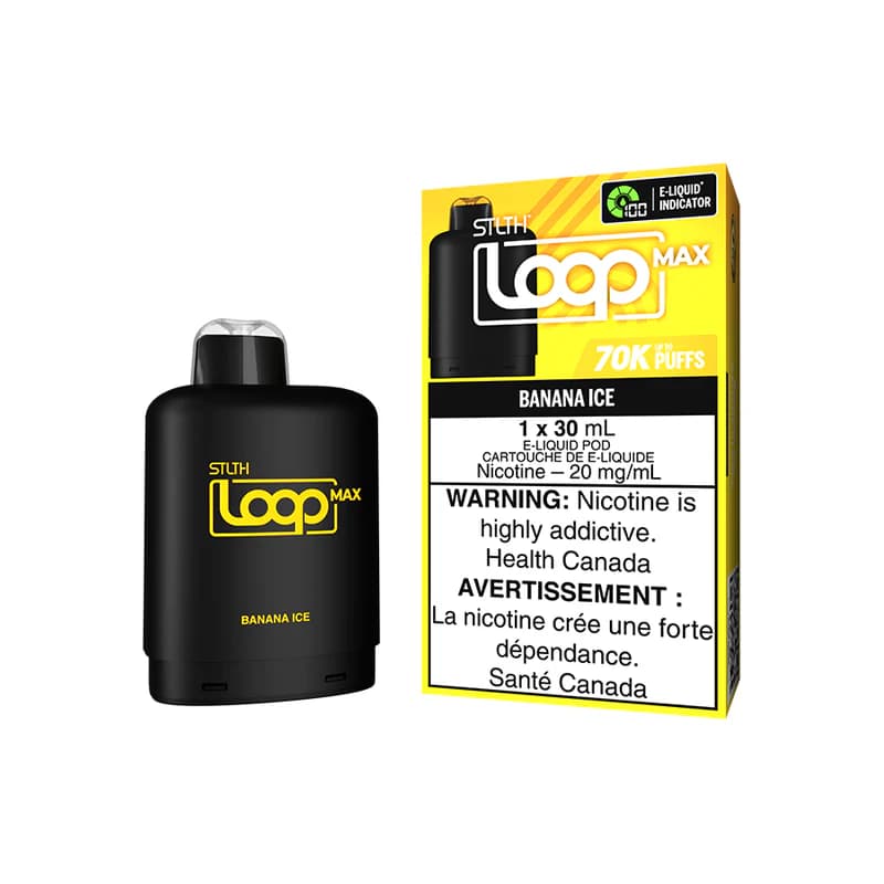 STLTH Loop Max 70K Pods STLTH Loop Max 70k Pod - Banana Ice