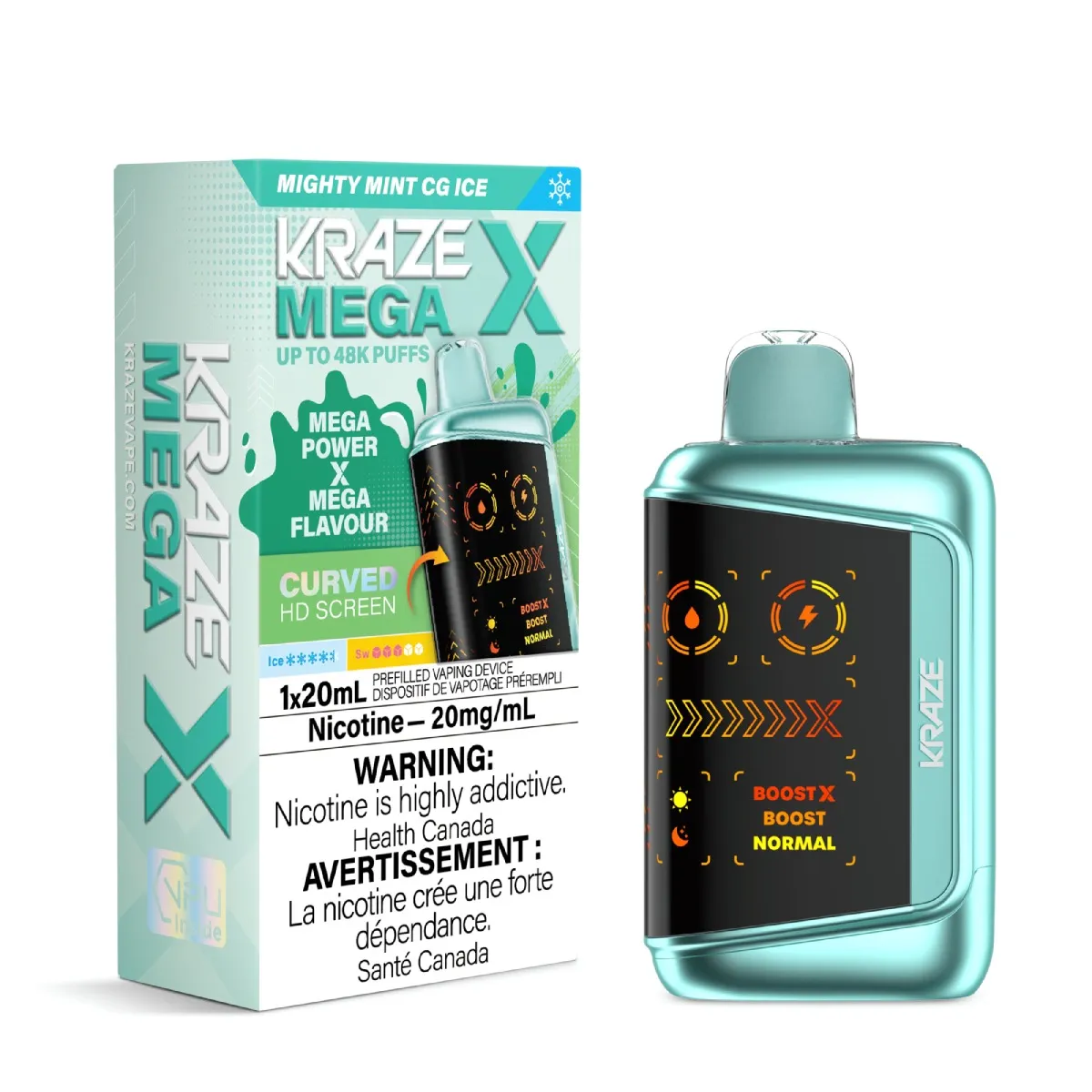 KRAZE Mega X 48K KRAZE Mega X - Mighty Mint CG Ice
