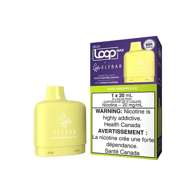 STLTH Loop Max X Elf Bar 50K Pod STLTH Loop Max X Elf Bar 50K Pod - Sour Pineapple Ice