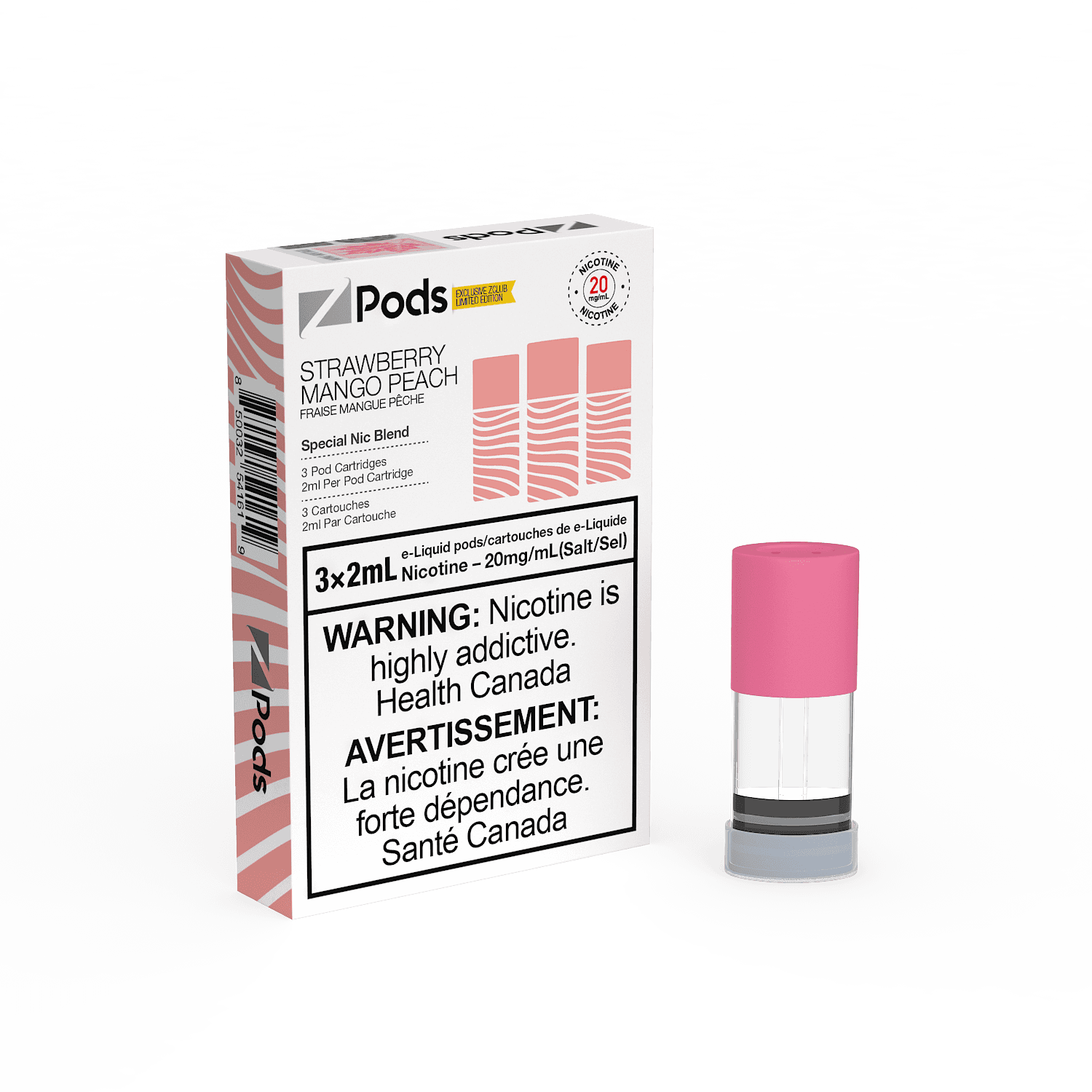 Z PODS (STLTH) Z Pods - Strawberry Mango Peach