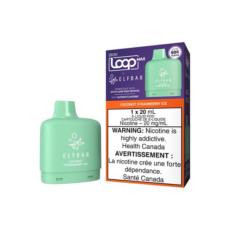 STLTH Loop Max X Elf Bar 50K Pod STLTH Loop Max X Elf Bar 50K Pod - Coconut Strawberry Ice