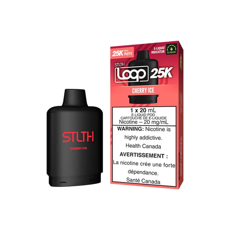 STLTH Loop 25K Pods STLTH Loop 25K Pod - Cherry Ice