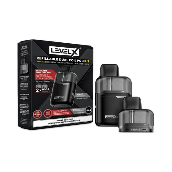 Level X Intense 50 Boost G2 25K Pods Level X Boost G2 Device + 2 Refillable Pods