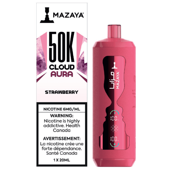 Mazaya Cloud Aura 50K Mazaya Cloud Aura 50K - Strawberry