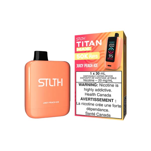 STLTH Titan Max 50K STLTH TITAN MAX 50k - Juicy Peach Ice