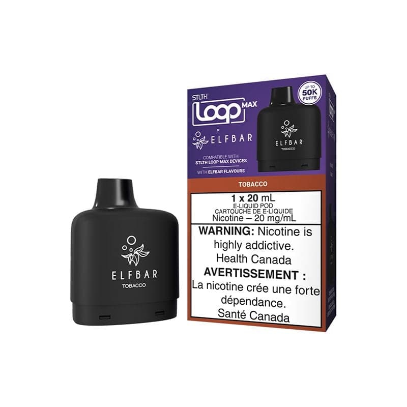 STLTH Loop Max X Elf Bar 50K Pod STLTH Loop Max X Elf Bar 50K Pod - Tobacco