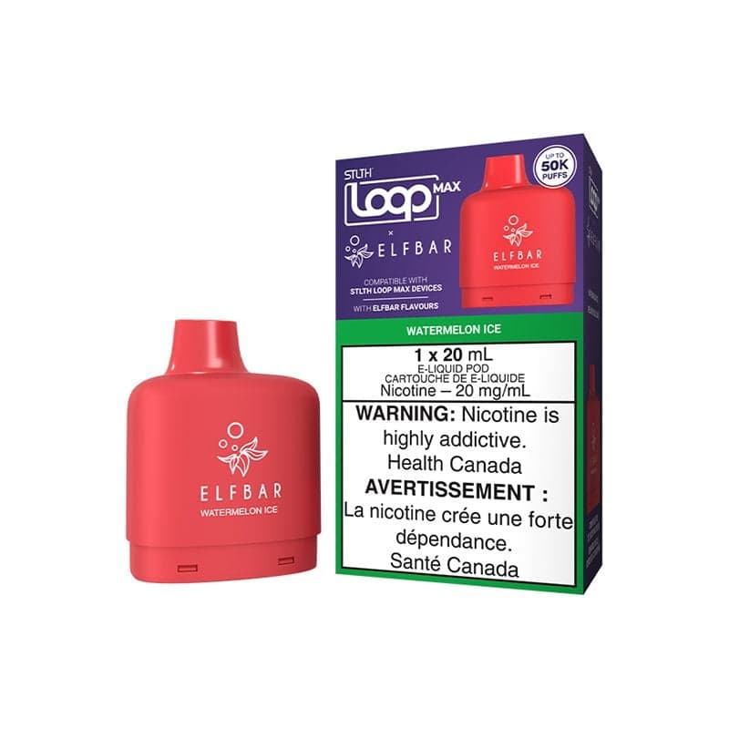 STLTH Loop Max X Elf Bar 50K Pod STLTH Loop Max X Elf Bar 50K Pod - Watermelon Ice