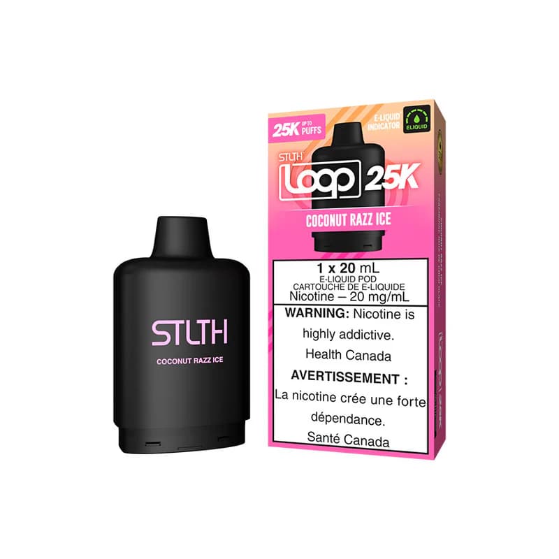 STLTH Loop 25K Pods STLTH Loop 25K Pod - Coconut Razz Ice