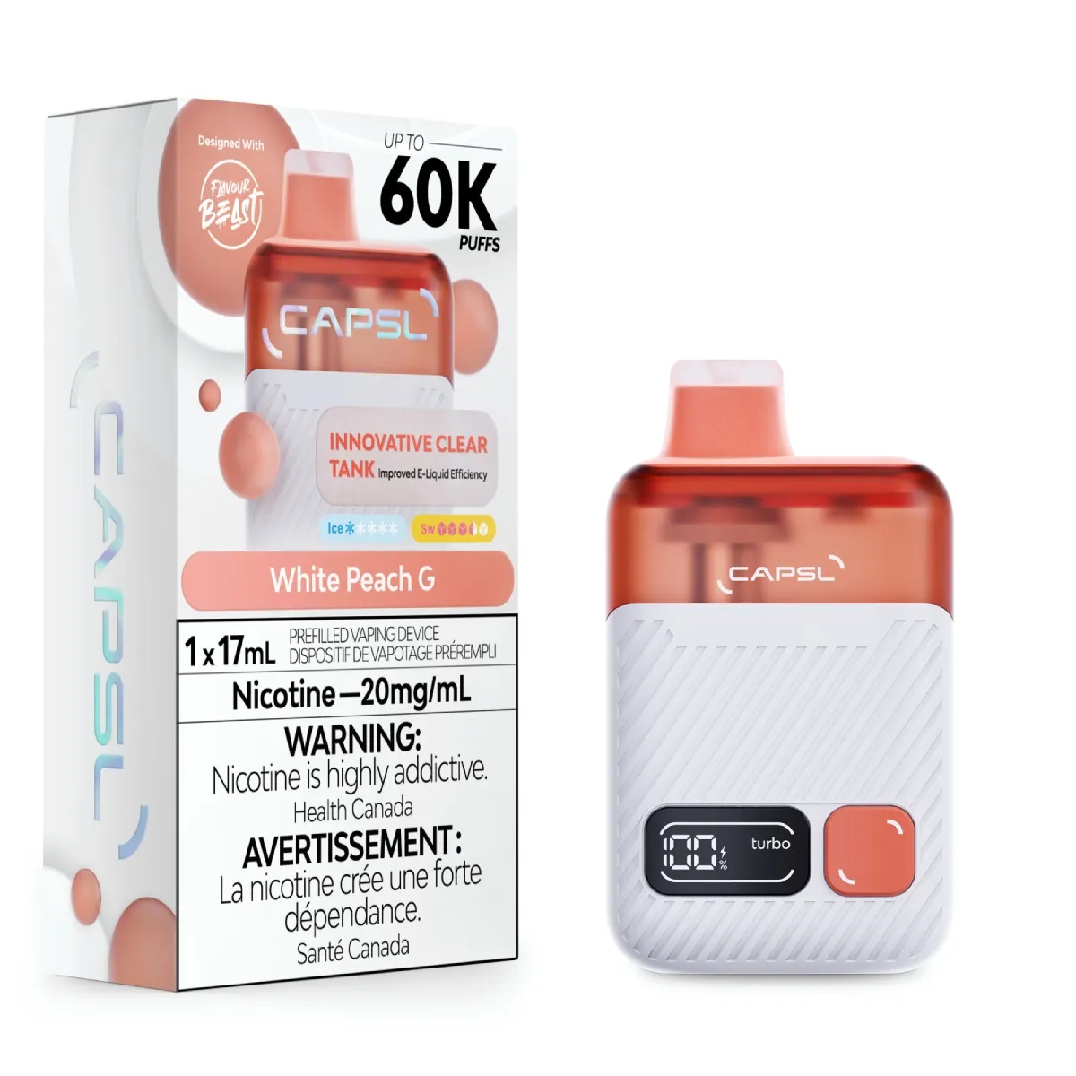CAPSL AFX17 60K CAPSL AFX17 60K - White Peach G