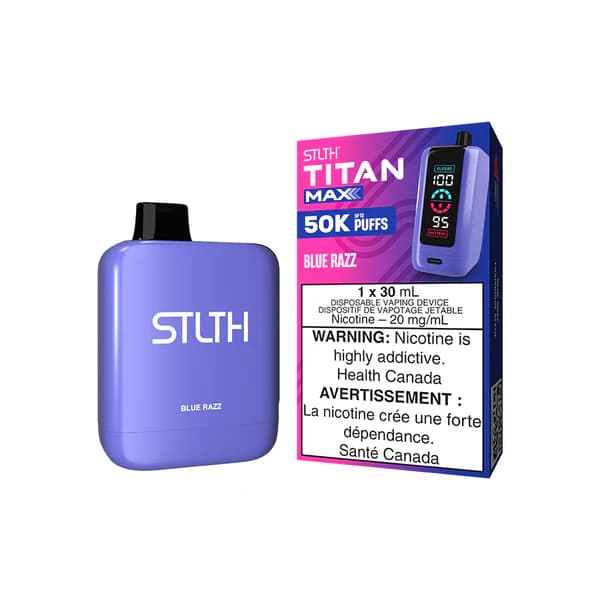 STLTH Titan Max 50K STLTH TITAN MAX 50k - Blue Razz
