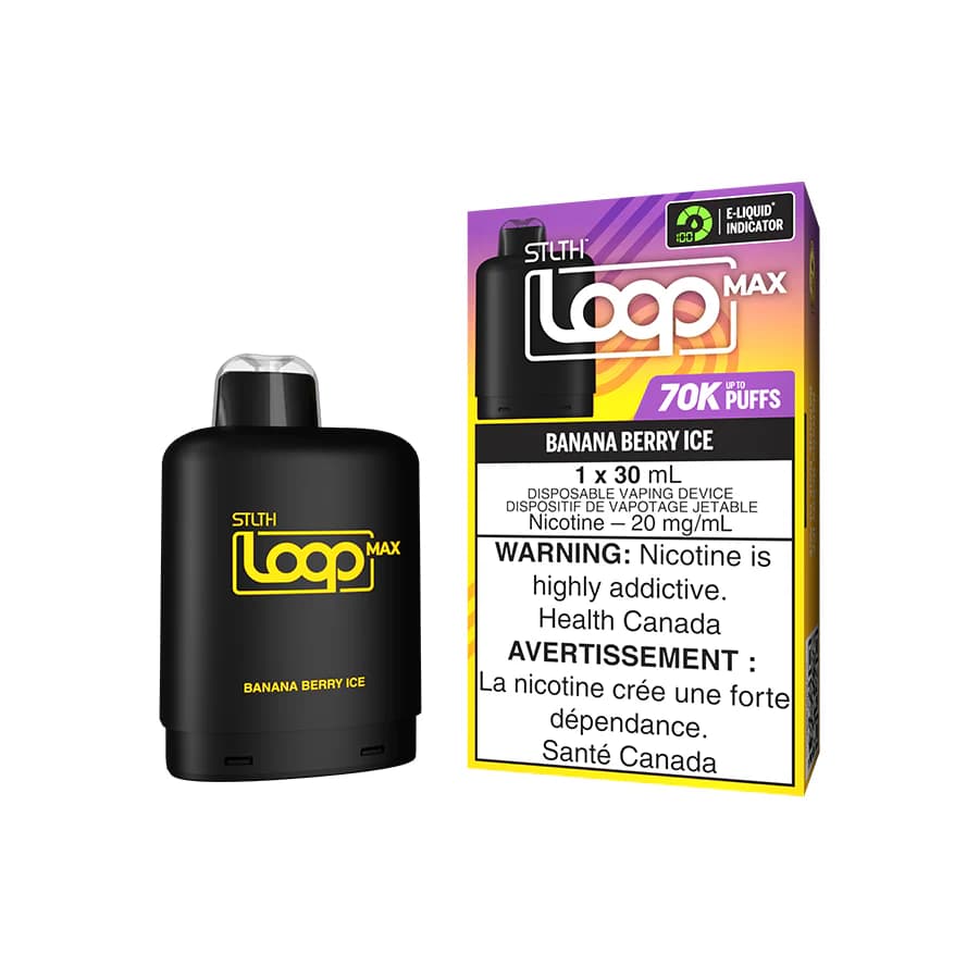 STLTH Loop Max 70K Pods STLTH Loop Max 70k Pod - Banana Berry Ice