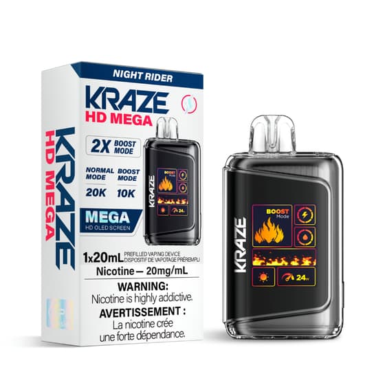 Kraze HD Mega 20K Kraze HD Mega - Night Rider
