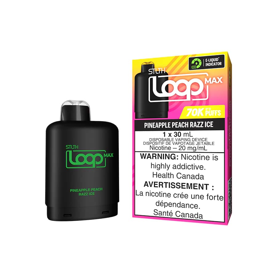 STLTH Loop Max 70K Pods STLTH Loop Max 70k Pod - Pineapple Peach Razz Ice