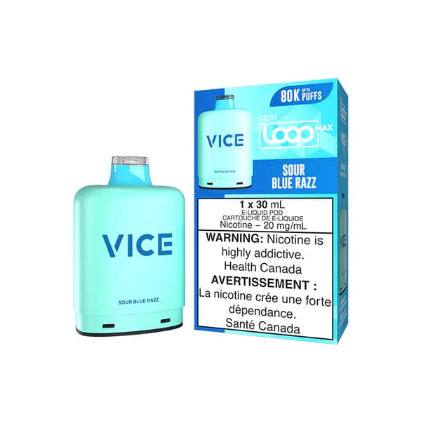 STLTH Loop Max x VICE 80K Pods STLTH LOOP MAX x VICE 80K - Sour Blue Razz