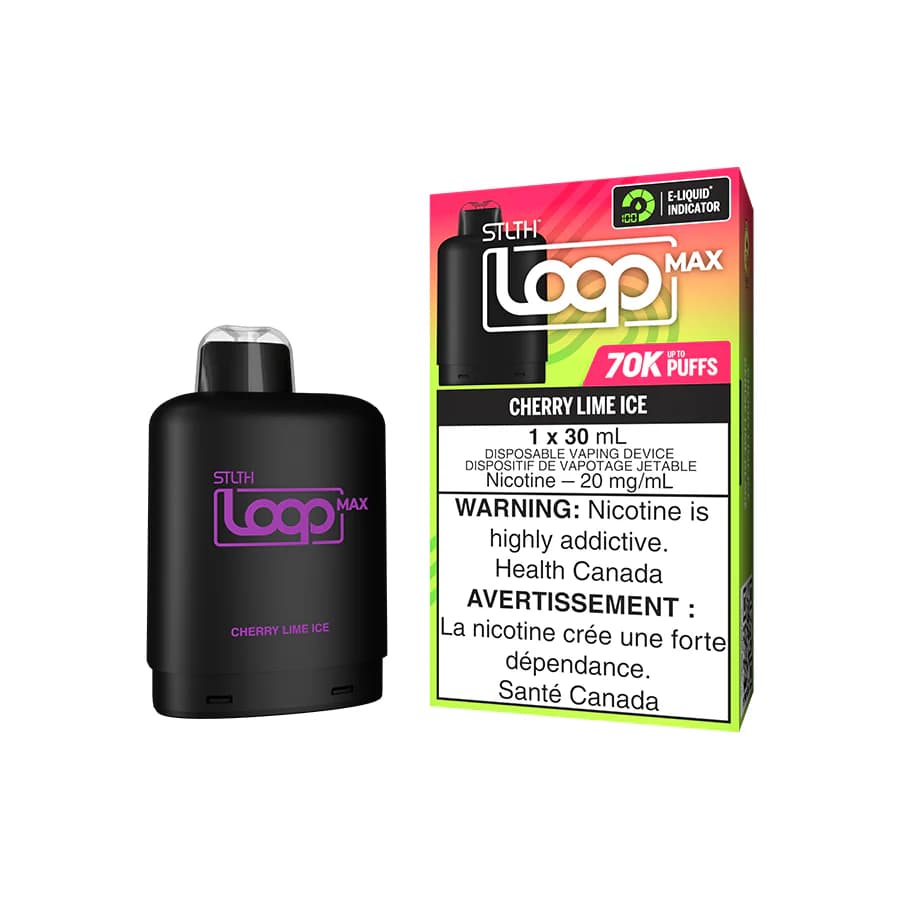 STLTH Loop Max 70K Pods STLTH Loop Max 70k Pod - Cherry Lime Ice