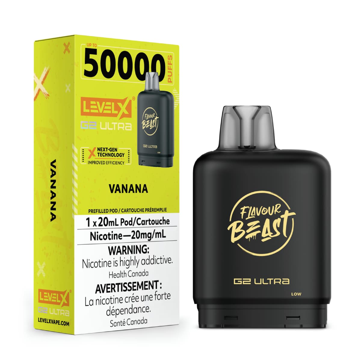 Level X Flavour Beast G2 Ultra 50K Pods Level X Flavour Beast G2 Ultra 50k - Vanana